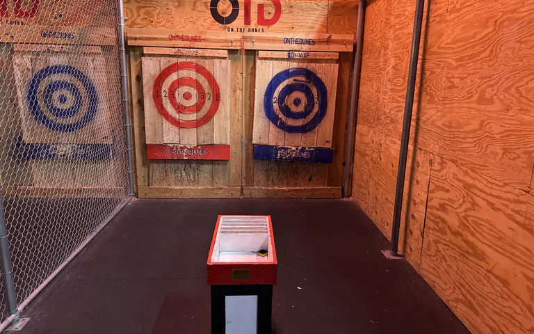 Axe Throwing at On The Dunes Sports Bar