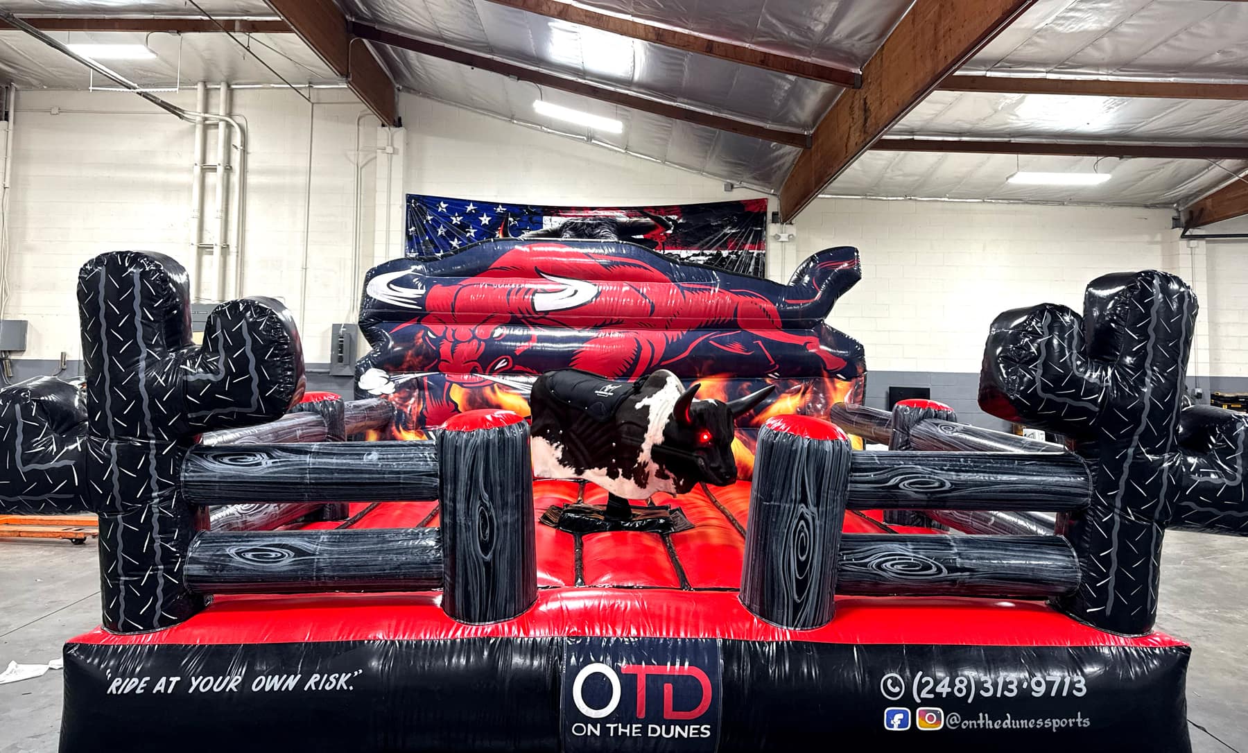 Mechanical Bull at On The Dunes Sports Bar